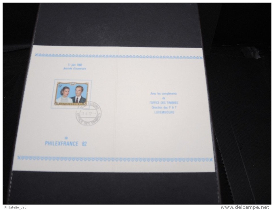 LUXEMBOURG - Souvenir 1er Jour De L' Abonnement Aux Timbres Luxembourgeois En 1982 - Lot P12278 - Briefe U. Dokumente