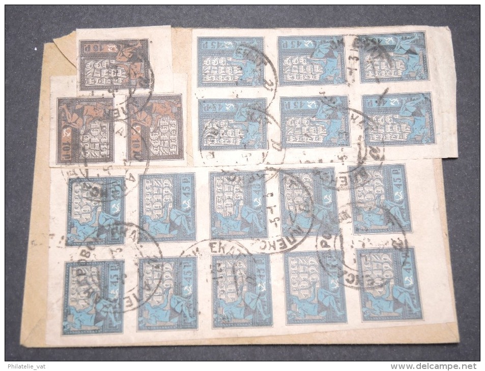 RUSSIE- Enveloppe Pour La France En 1923 - Aff Spectaculaire Au Verso - Lot P12282 - Briefe U. Dokumente