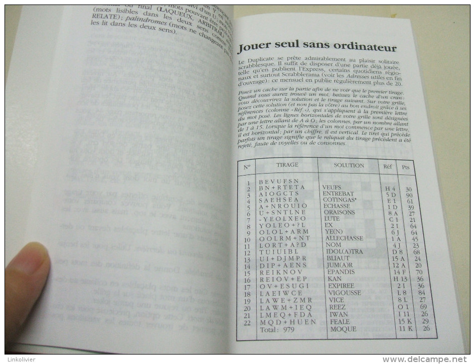 LE GUIDE MARABOUT DU SCRABBLE - Michel CHARLEMAGNE - Editions Marabout 1999 - Giochi Di Società