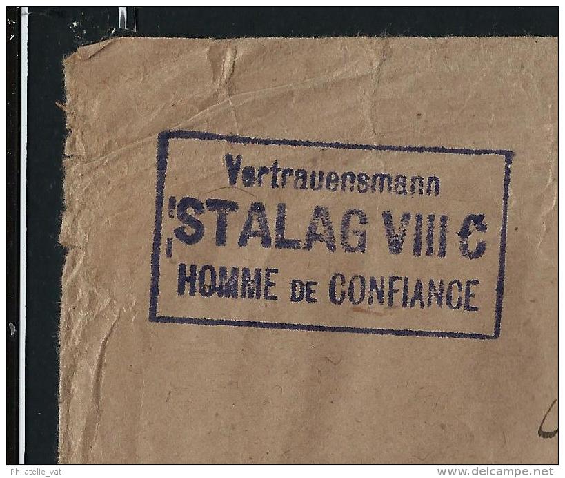 POLOGNE - Env. De Sagan  Pour Genève En 1944 - Stalag VIIIC Homme De Confiance - Censurée - A Voir - Lot P12286 - Gevangenkampen