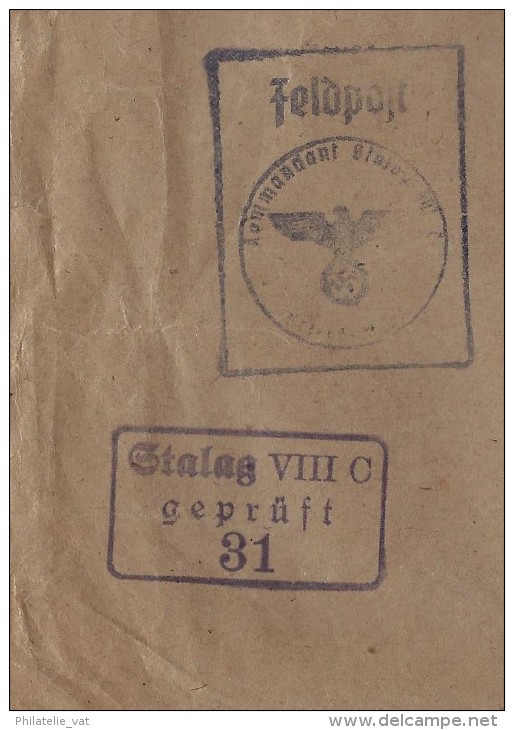 POLOGNE - Env. De Sagan  Pour Genève En 1944 - Stalag VIIIC Homme De Confiance - Censurée - A Voir - Lot P12286 - Prisoner Camps