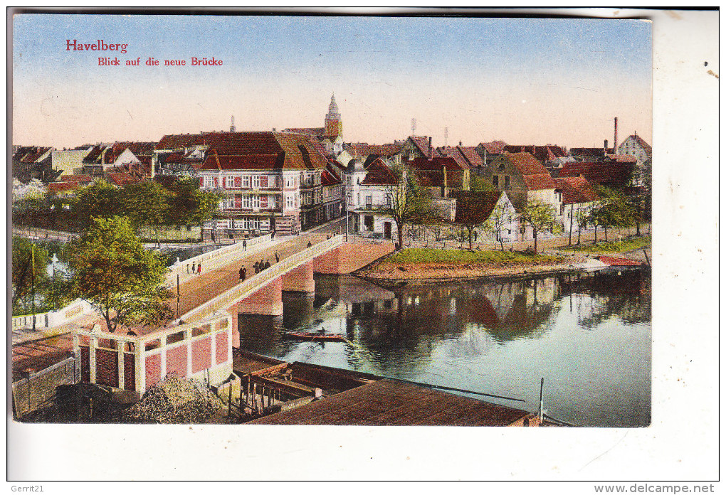 0-3530 HAVELBERG, Blick Auf Die Neue Brücke - Havelberg