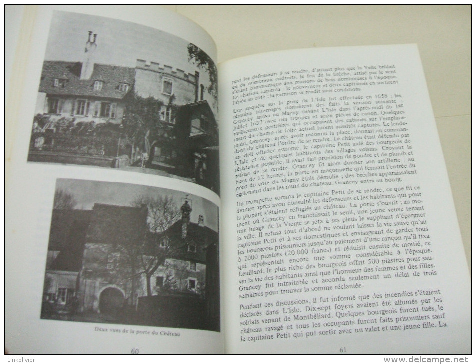 HISTOIRE DE L´ISLE-SUR-LE-DOUBS - Jules PERROT - 1979 + 2 CP Cartes Postales - History