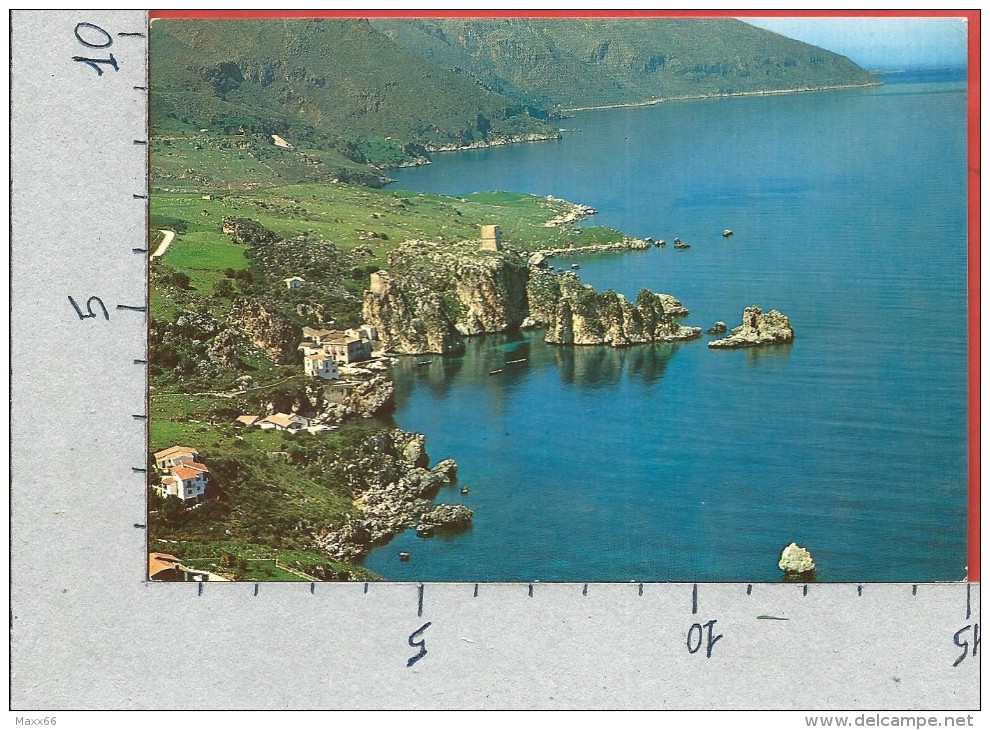 CARTOLINA VG ITALIA - CASTELLAMMARE DEL GOLFO (TP) - Scopello - Veduta Aerea - 10 X 15 - ANNULLO 1975 - Trapani