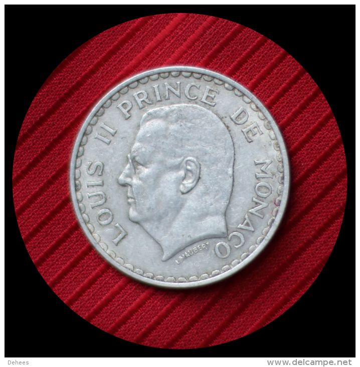 5 Francs Louis II Monaco 1945 - 1922-1949 Louis II