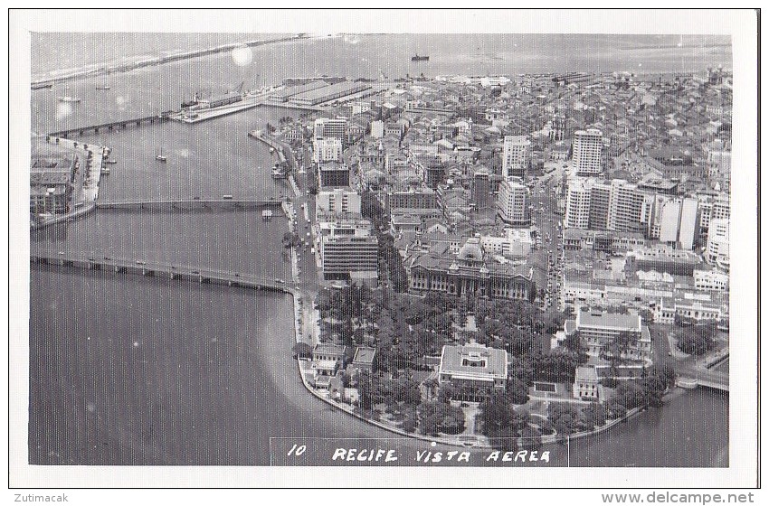 Brasil Recife - Vista Aerea 1962 - Recife