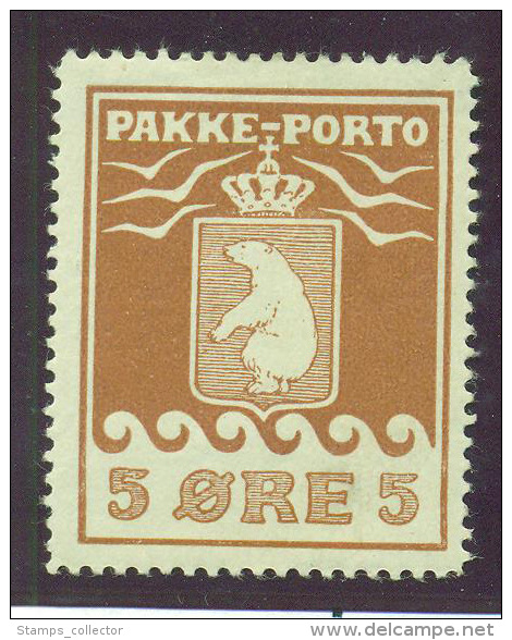 Greenland. Nr. 6 I, Karton Paper, MH, Light Hinge - Pacchi Postali