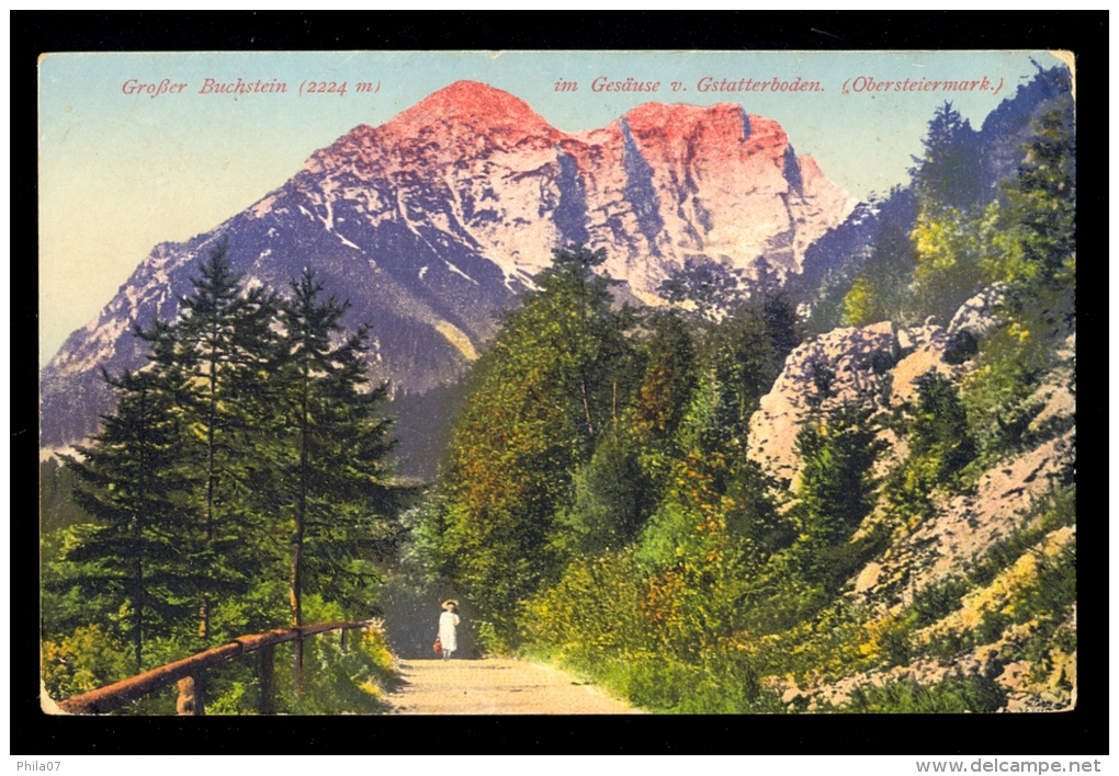 Grosser Buchstein (2224m) Im Gesause V. Gstatterboden / Postcard Circulated - Gesäuse