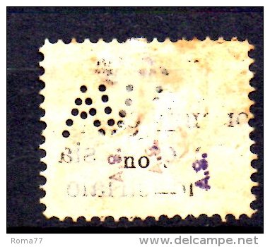 Y1084 - WESTERN AUSTRALIA , 2 D. Giallo Usato E Punctured WA - Used Stamps