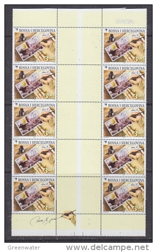 Europa Cept 2008 Bosnia/Herzegovina Sarajevo 2v Gutter - 2 Strip Of 5 Gutter ** Mnh (F4614) - 2008