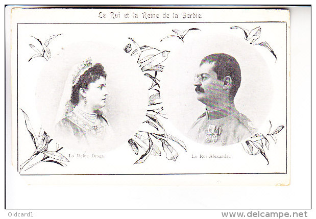 SERBIA Le Roi Et La Reine - Servië