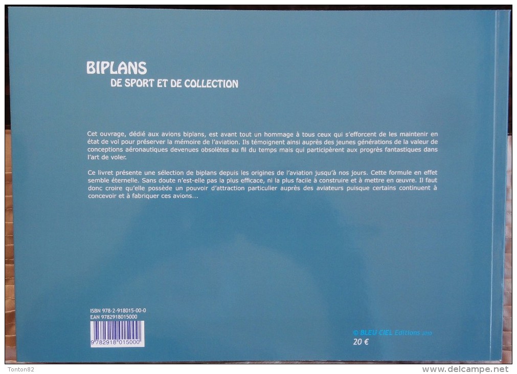 Mikaël Combaud - BIPLANS De Sport Et De Collection - Bleu Ciel Éditions - ( 2010 ) . - AeroAirplanes