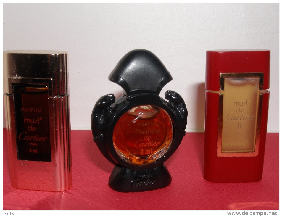 Lot Miniatures De Parfum Cartier - Non Classés