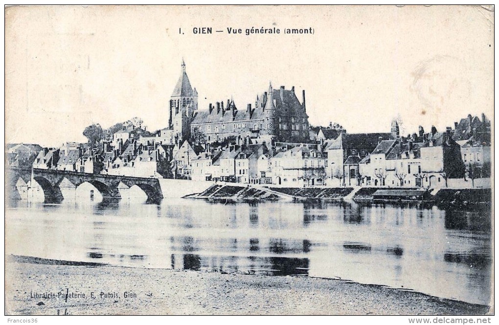 Lot de 31 cartes CPA de GIEN ( Loiret ) - Toutes scannées -