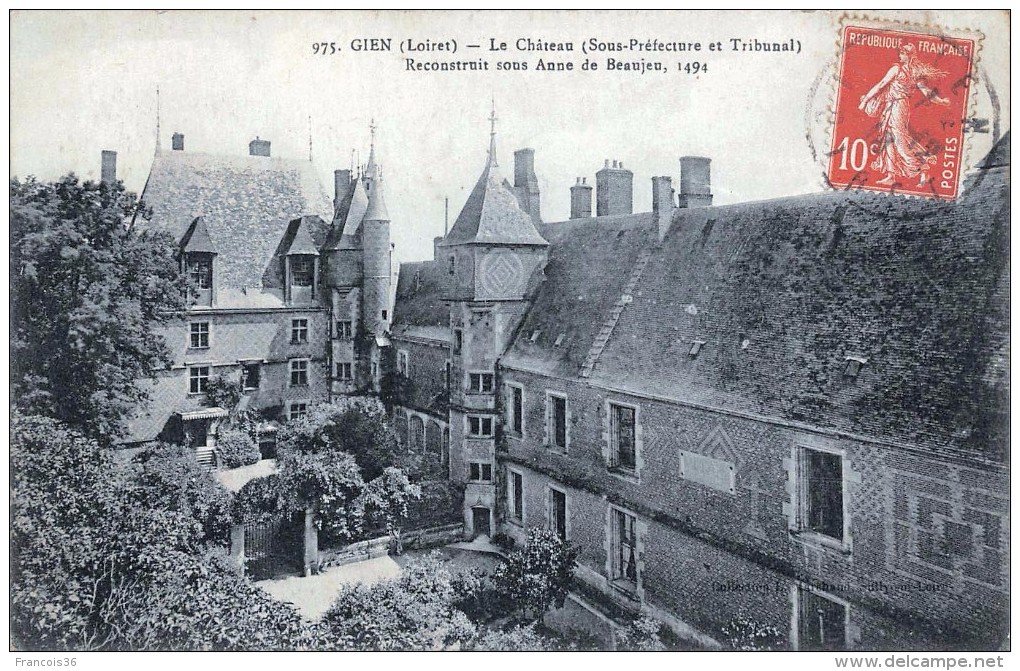 Lot de 31 cartes CPA de GIEN ( Loiret ) - Toutes scannées -