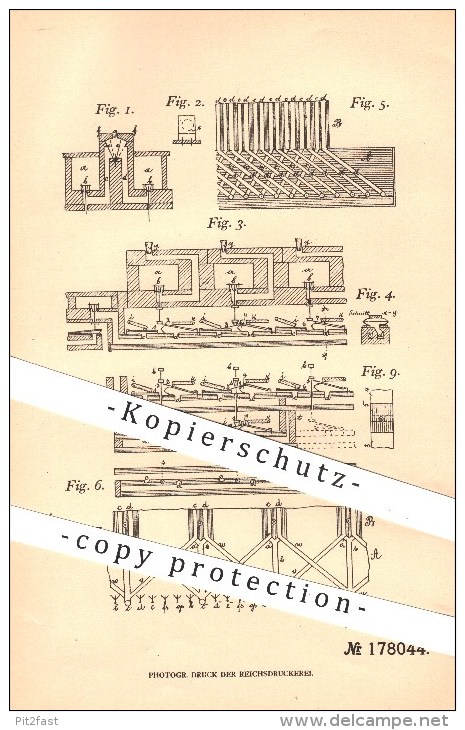 Original Patent - Johann Behting In Irmlau Bei Tuckum , Russland , 1904 , Oktavenkoppel Für Orgeln , Orgel , Oktaven !!! - Historische Dokumente