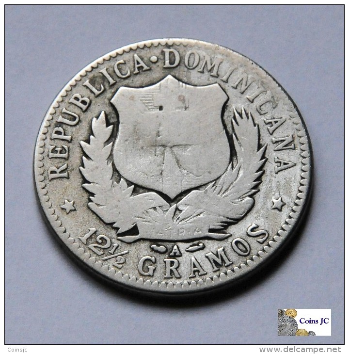 Dominican Republic - 1/2 Peso - 1897 - Dominicaine