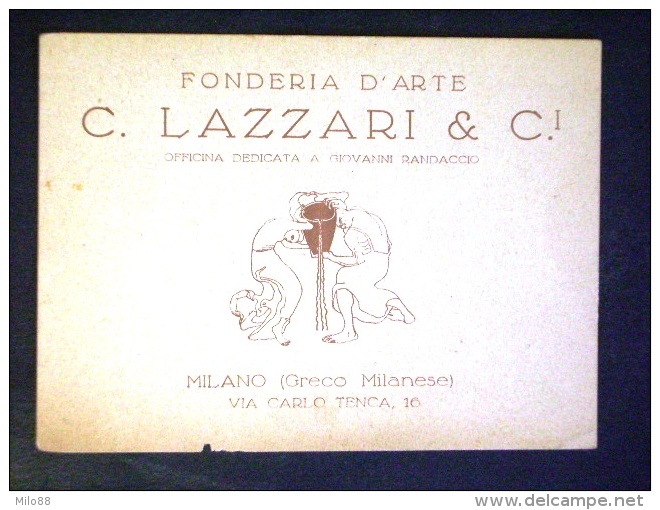 LOMBARDIA  -MILANO -FONDERIA LAZZARI -F.P. LOTTO N°472 - Milano