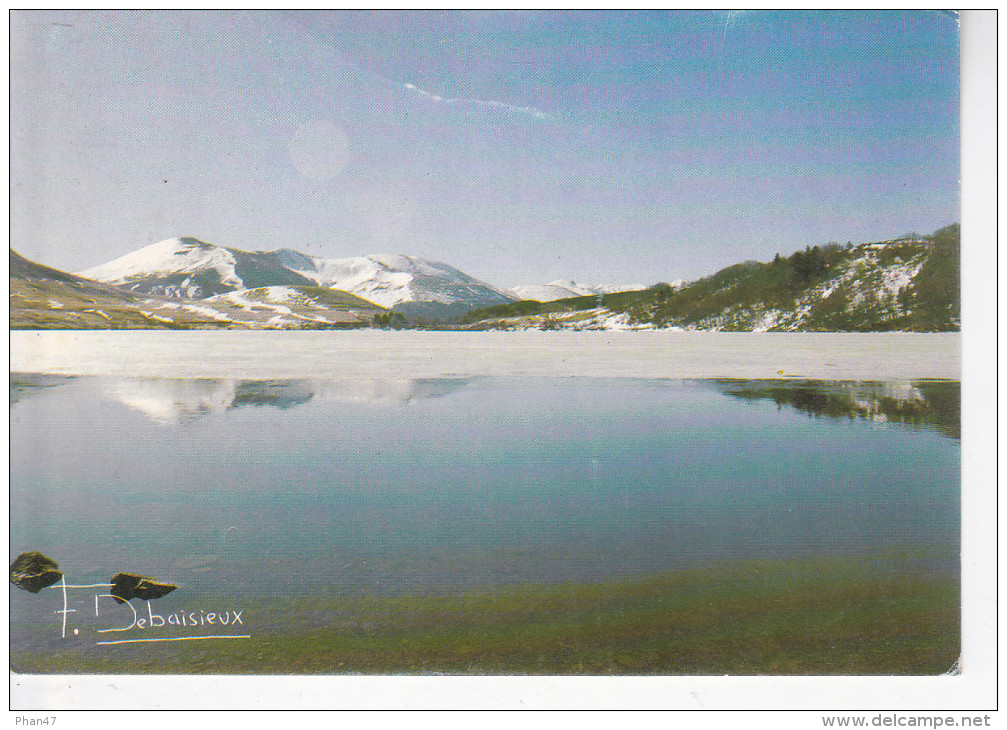 ORCIVAL (63-Puy-de-Dôme), Le Lac De Guéry. Neige, Vers De Beaudelaire, Ed. F. Debaisieux 1985 - Sonstige & Ohne Zuordnung