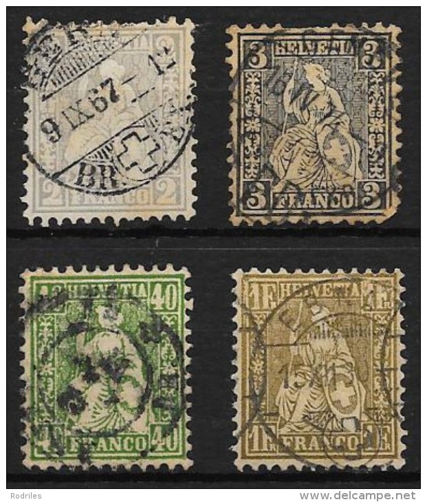 SUIZA CONJUNTO DE SELLOS USADOS - Used Stamps