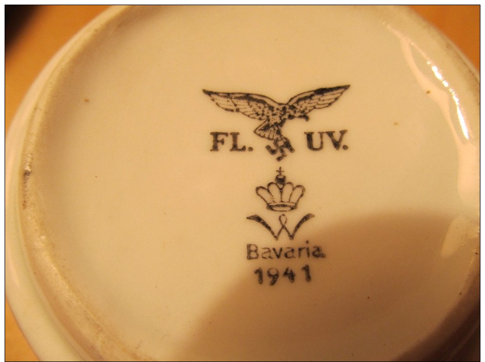 Tasse de la Luftwaffe, allemand ww2