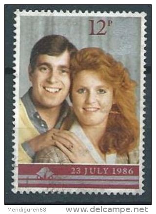 GB 1986 1986 Royal Wedding   12p.  SG 1333 SC 1154 MI 1081 YV 1236 - Used Stamps