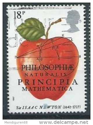 GB 1987 The Principia Mathematica  18p  SG 1351 SC 1172 MI 1001 YV 1260 - Used Stamps