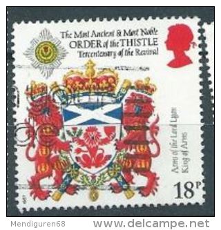 GB 1987 Arms Of The Lord Lyon King Of Arms  18p.  SG 1363 SC 1184 MI 1113 YV 1274 - Used Stamps
