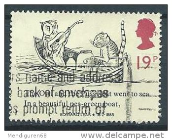 GB 1988 The Owl And The Pussy-cat'  19p.  SG 1405 SC 1226 MI 1170 YV 1336 - Used Stamps