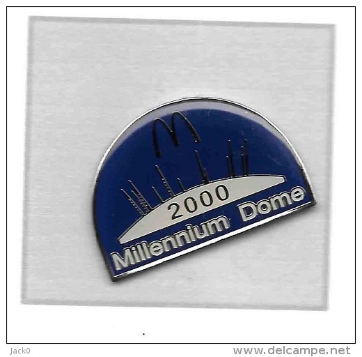 Pin´s  Restauraration  Rapide  Mac  Do  2000  Millennium  Dome - McDonald's