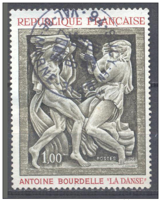 France YT N°1569 La Danse D'Antoine Bourdelle Oblitéré ° - Oblitérés