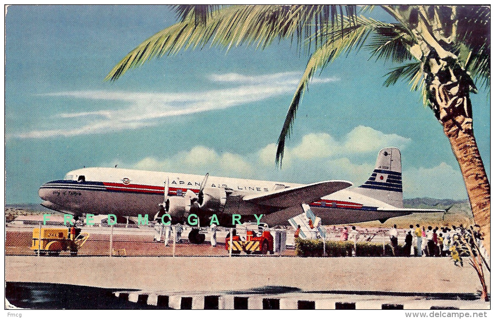 1950 Japan Airlines PC: 'City Of Tokyo' At Honolulu Int'l - 1946-....: Ere Moderne