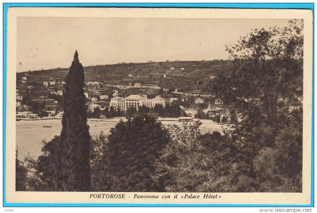 PORTOROSE ( Trieste ) * Slovenia * Travelled 1916. * Istria - Eslovenia