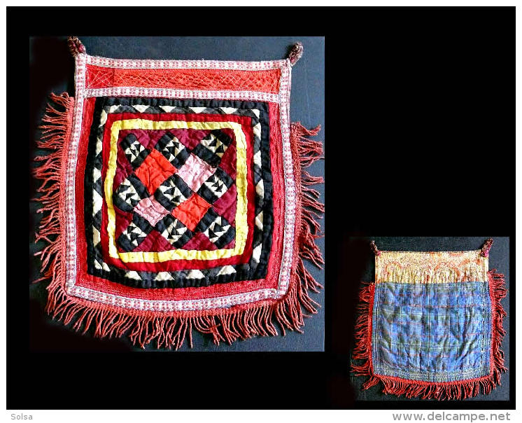 Ancien SUZANI Ouzbekh / Old Uzbek Suzani Textile Wall Ornament - Art Asiatique