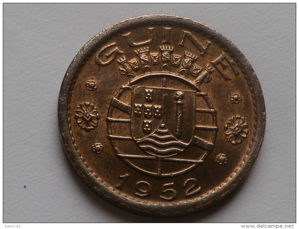 GUINEE BISSAU COLONIE PORTUGUAISE 50 CENTAVOS 1952  KM 8 - Guinea-Bissau