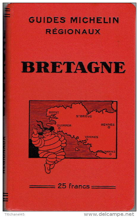 GUIDE MICHELIN 1931-1932 BRETAGNE - Michelin (guides)