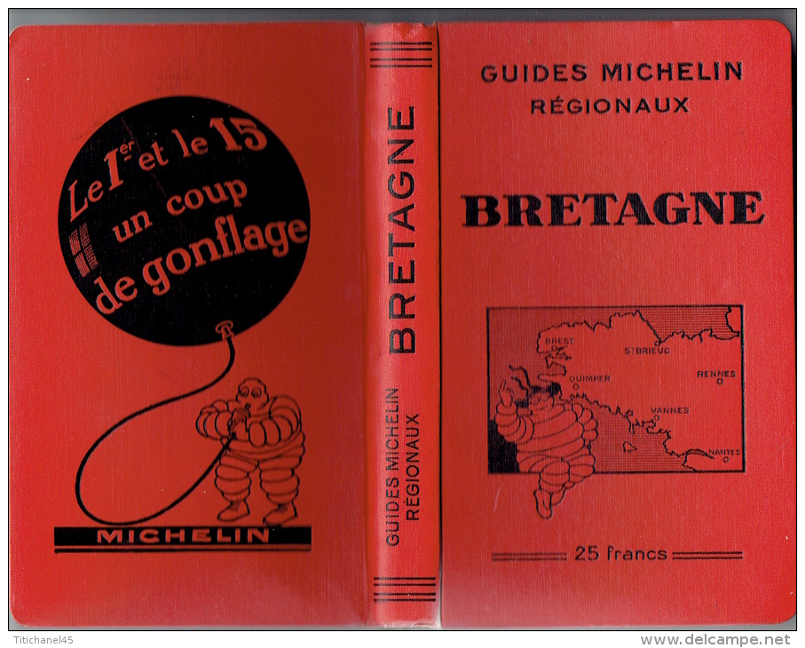 GUIDE MICHELIN 1931-1932 BRETAGNE - Michelin (guides)