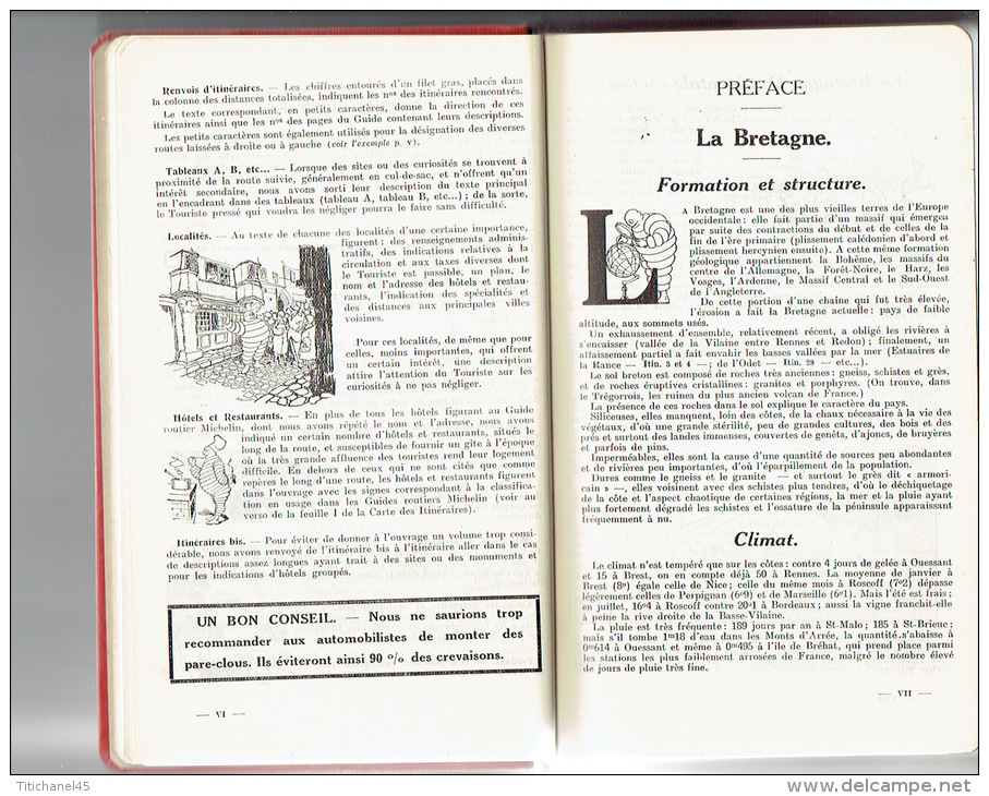 GUIDE MICHELIN 1931-1932 BRETAGNE - Michelin (guides)