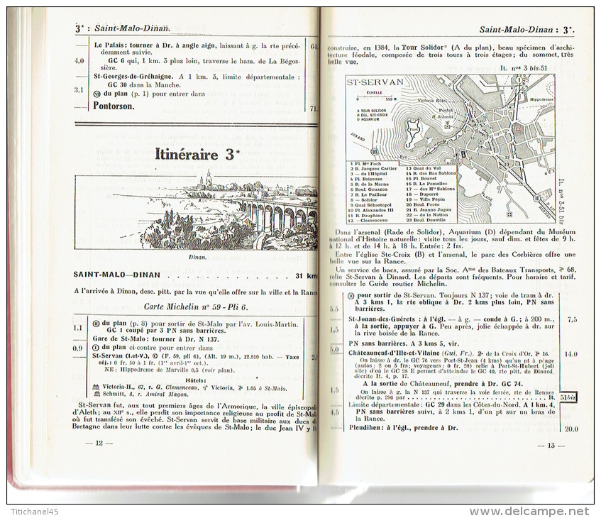 GUIDE MICHELIN 1931-1932 BRETAGNE