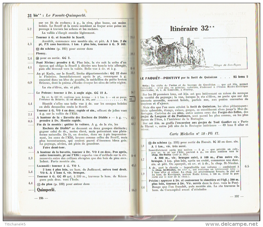 GUIDE MICHELIN 1931-1932 BRETAGNE