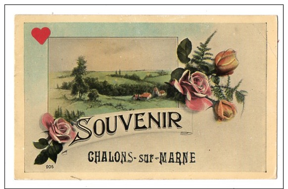 39625-RA-51-SOUVENIR CHALONS-sur-MARNE - Châlons-sur-Marne