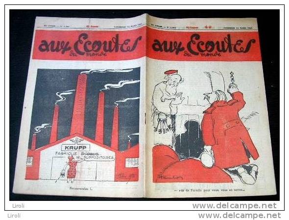 AUX ECOUTES Du Monde. 1953. N. 1494. PAS DE PARADIS POUR VOUS - Humour