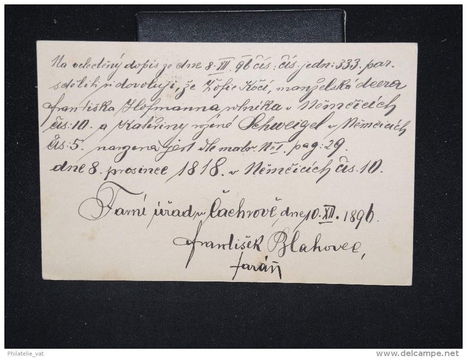 POLOGNE - Entier Postal De Cracovie En 1896 - A Voir - Lot P12373 - Cartas & Documentos