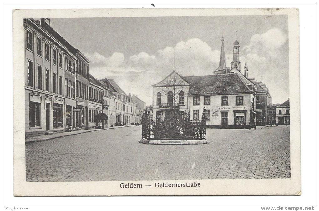 CPA - Allemagne - GELDERN - Geldernerstrasse - Postes Militaires 1918  // - Geldern