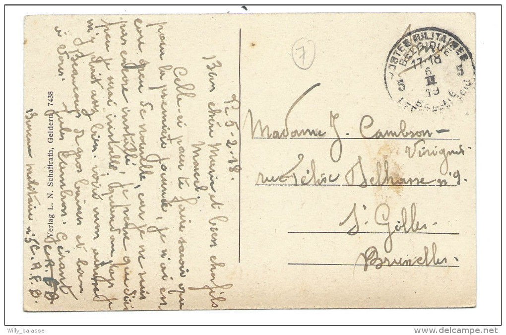 CPA - Allemagne - GELDERN - Geldernerstrasse - Postes Militaires 1918  // - Geldern