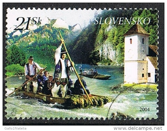 2004 - SLOVACCHIA / SLOVAKIA - TRASPORTO FLUVIALE. USATO - Usati