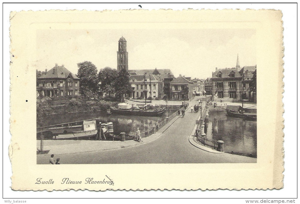 CPA - Pays Bas - ZWOLLE - Nieuwe Havenbrug   // - Zwolle