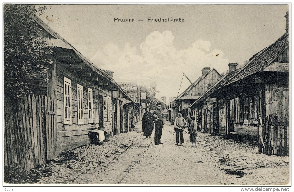 Pruzana Polen Poland / Pruschany Russie Росси́я : Friedhofstrasse / Krieg 14-18 - Belarus