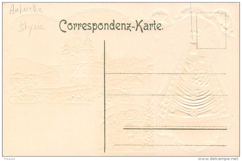 ¤¤  -   AUTRICHE  -  Carte Gauffrée  -  Gruss Aus MARIA ZELL  -  Décoration Argentée  -  ¤¤ - Mariazell