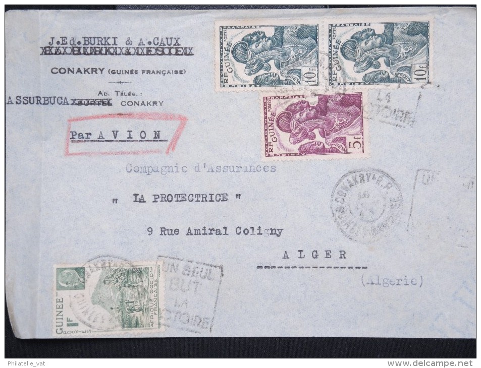 FRANCE - DAHOMEY - Enveloppe Pour Alger En 1943 - A Voir - Lot P12406 - Covers & Documents